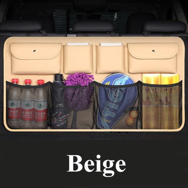 PU Lærret Bil Bagasjeorganisator | Luvikno