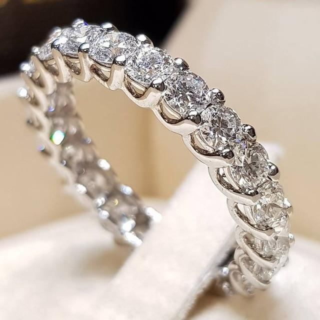 Elegant Forlovelsesbryllup Ring Sett | Luvikno