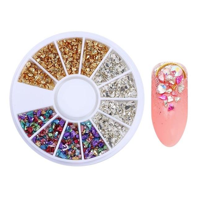 Rhinestone Nail Art Beads | Luvikno