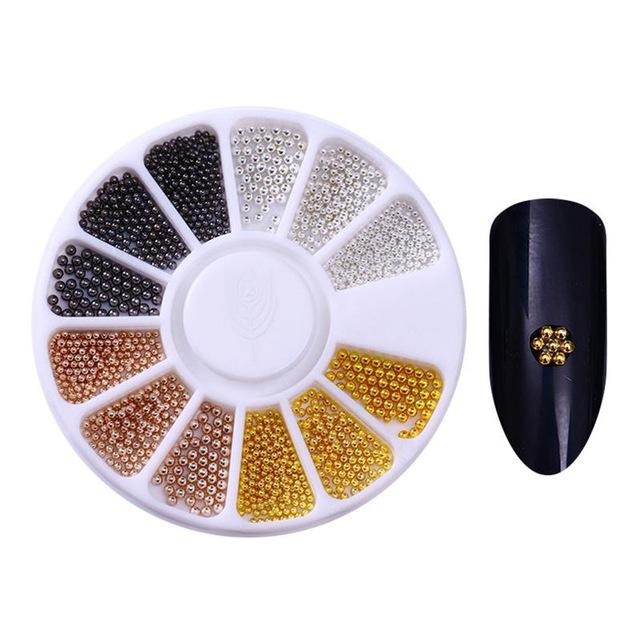 Rhinestone Nail Art Beads | Luvikno