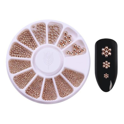 Rhinestone Nail Art Beads | Luvikno