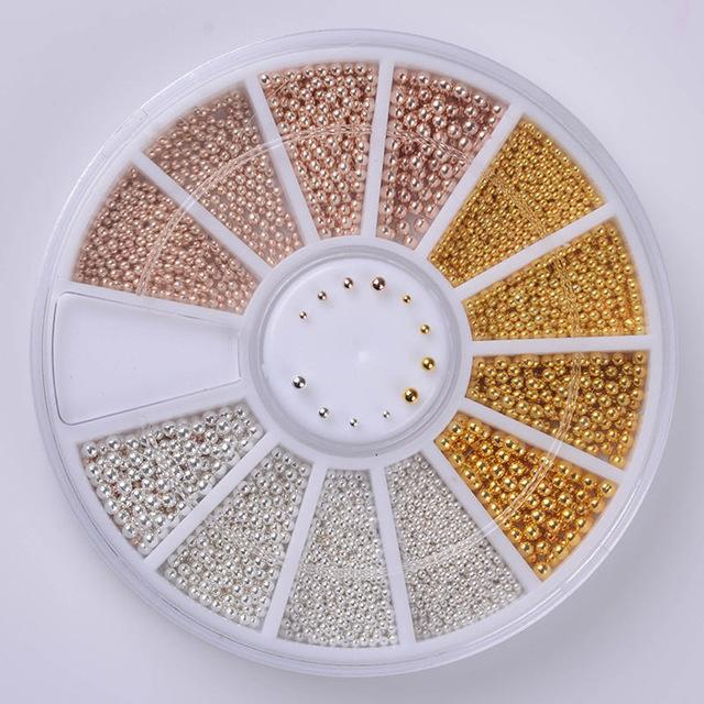 Rhinestone Nail Art Beads | Luvikno
