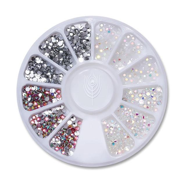 Rhinestone Nail Art Perler | Luvikno