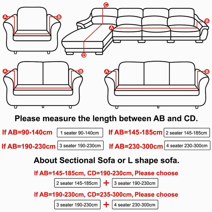 Magic Sofa Cover (Solid Color) | Luvikno