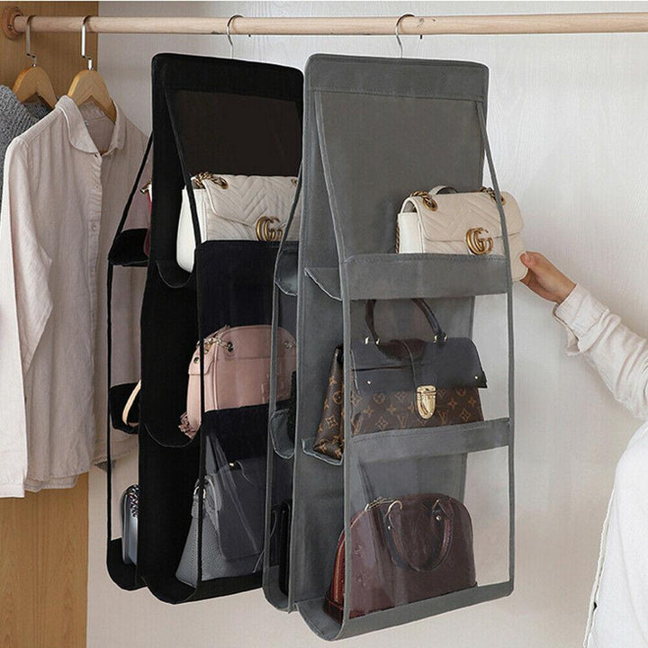 Multi Pocket Hanging Purse Organizer | Luvikno