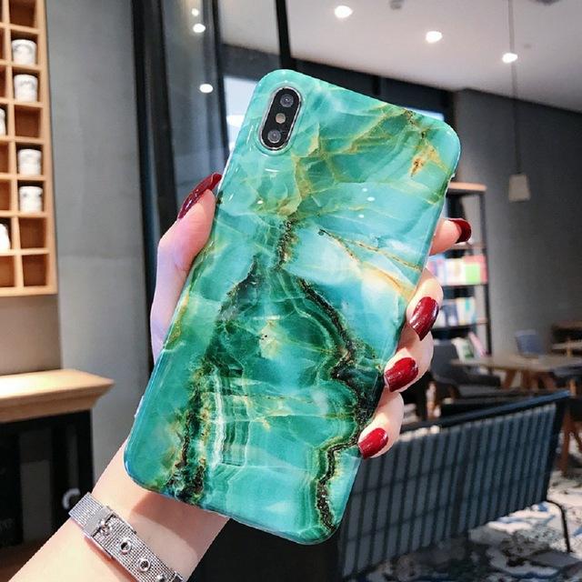 Ali - Soft Marble iPhone-deksel | Luvikno