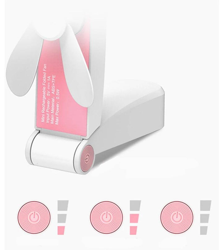 FanMe - USB-ladbar bærbar mini vifte | Luvikno