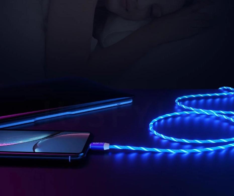 Bryte - LED Mobiltelefon Laderkabel | Luvikno