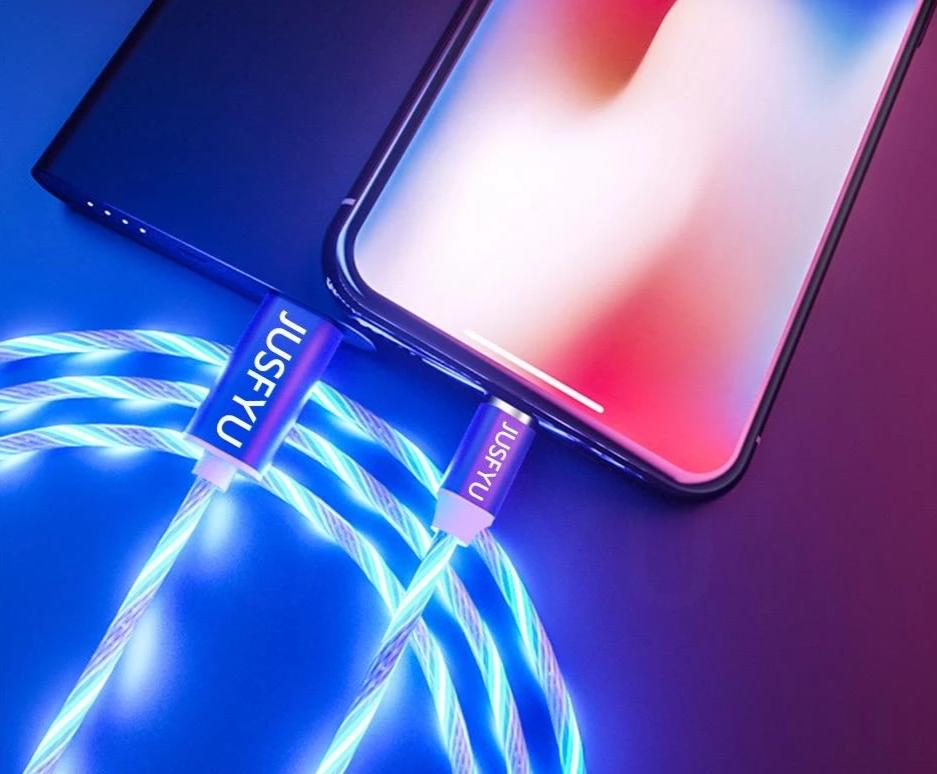 Bryte - LED Mobiltelefon Laderkabel | Luvikno