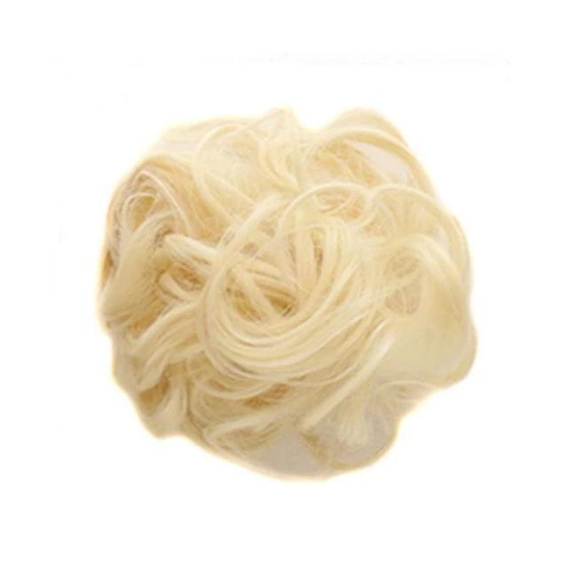 Messy Bun Fake Hair Scrunchie | Luvikno
