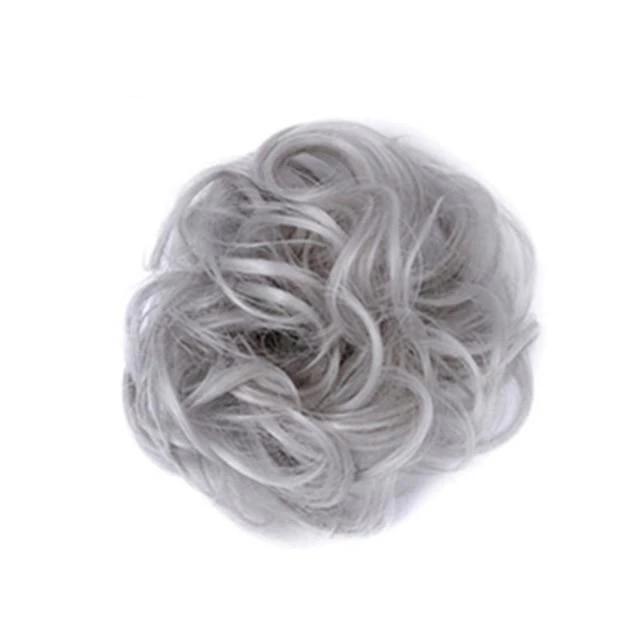 Messy Bun Fake Hair Scrunchie | Luvikno