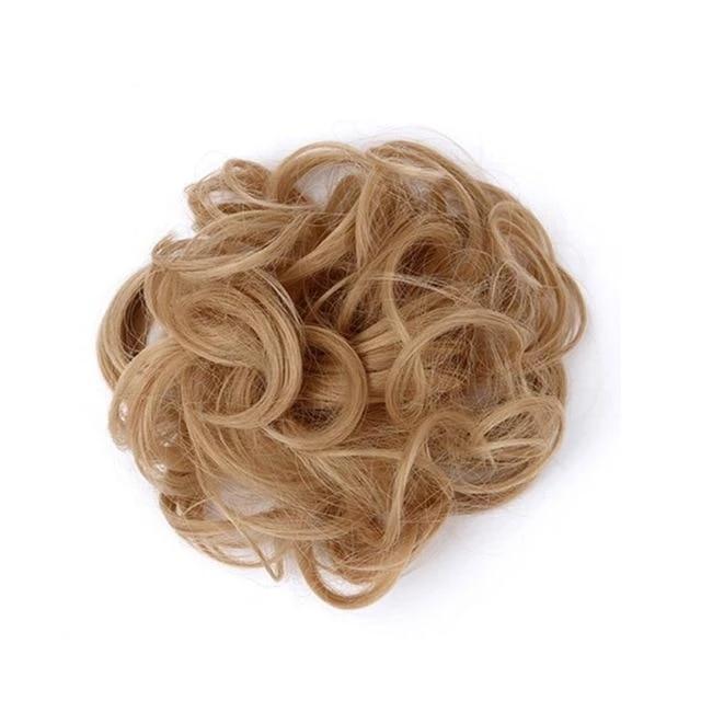 Messy Bun Fake Hair Scrunchie | Luvikno
