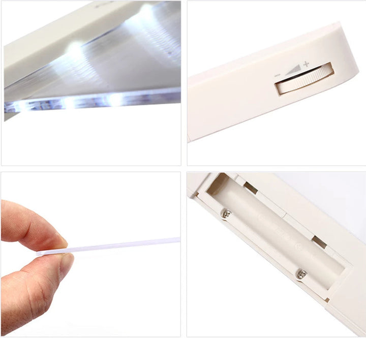 LED Flat Panel Bakside Boklys | Luvikno