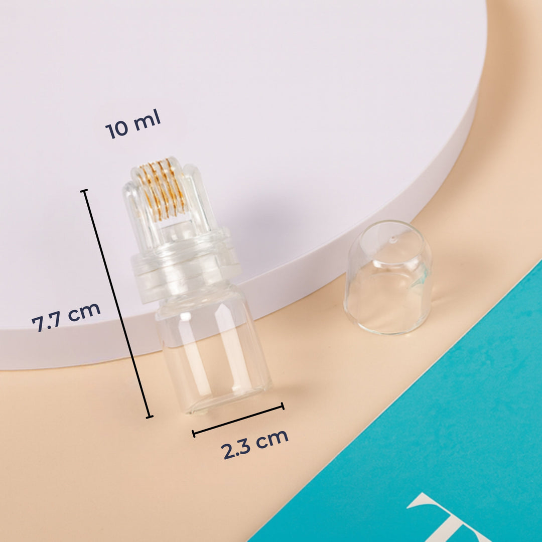 Boosts Serum Absorpsjon – Påfyllbar Flaske & Fine Nåler – Trygg Hjemmepleie Luvikno