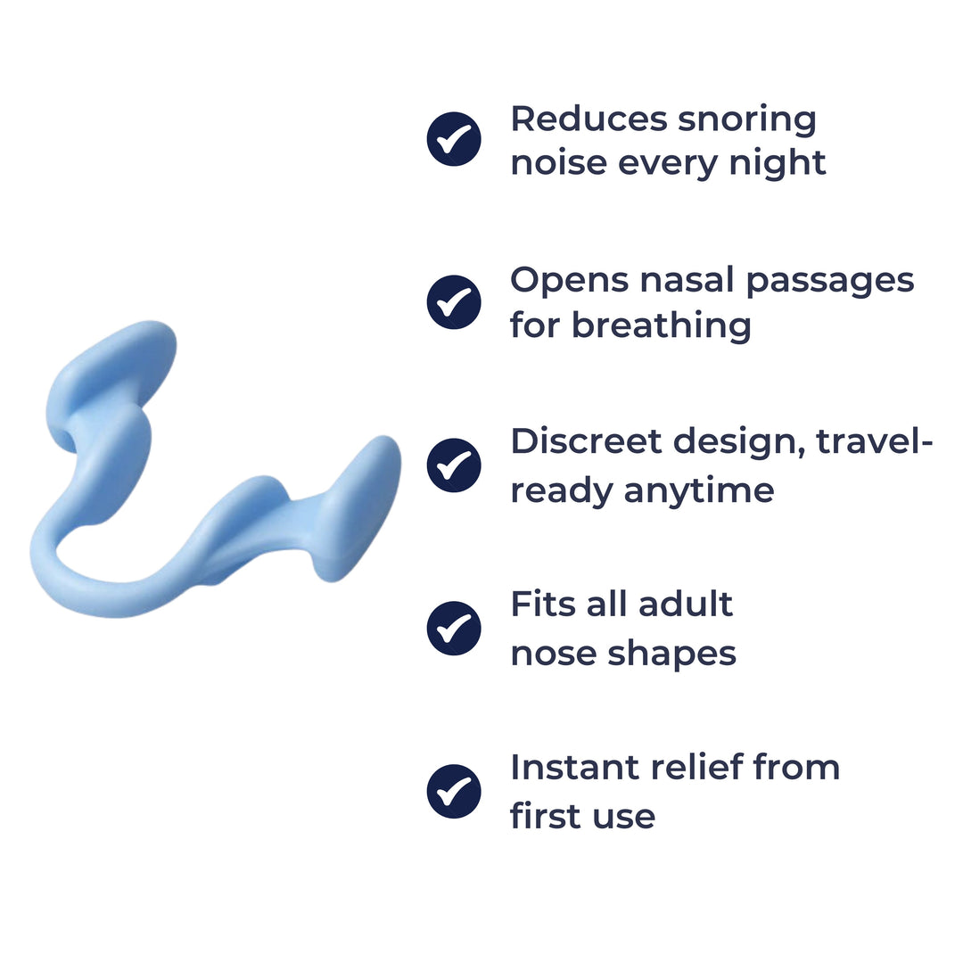 Snorking Nasal Dilator – Myk Silikon – Komfortabel Passform – Voksne Som Søker Snorkefri Søvn – Bedre Hvile Hver Natt Luvikno