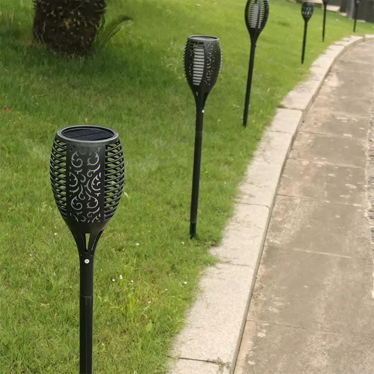 LED Solarned Torpedoer Deluxe 96 LED (4 stk) | Luvikno