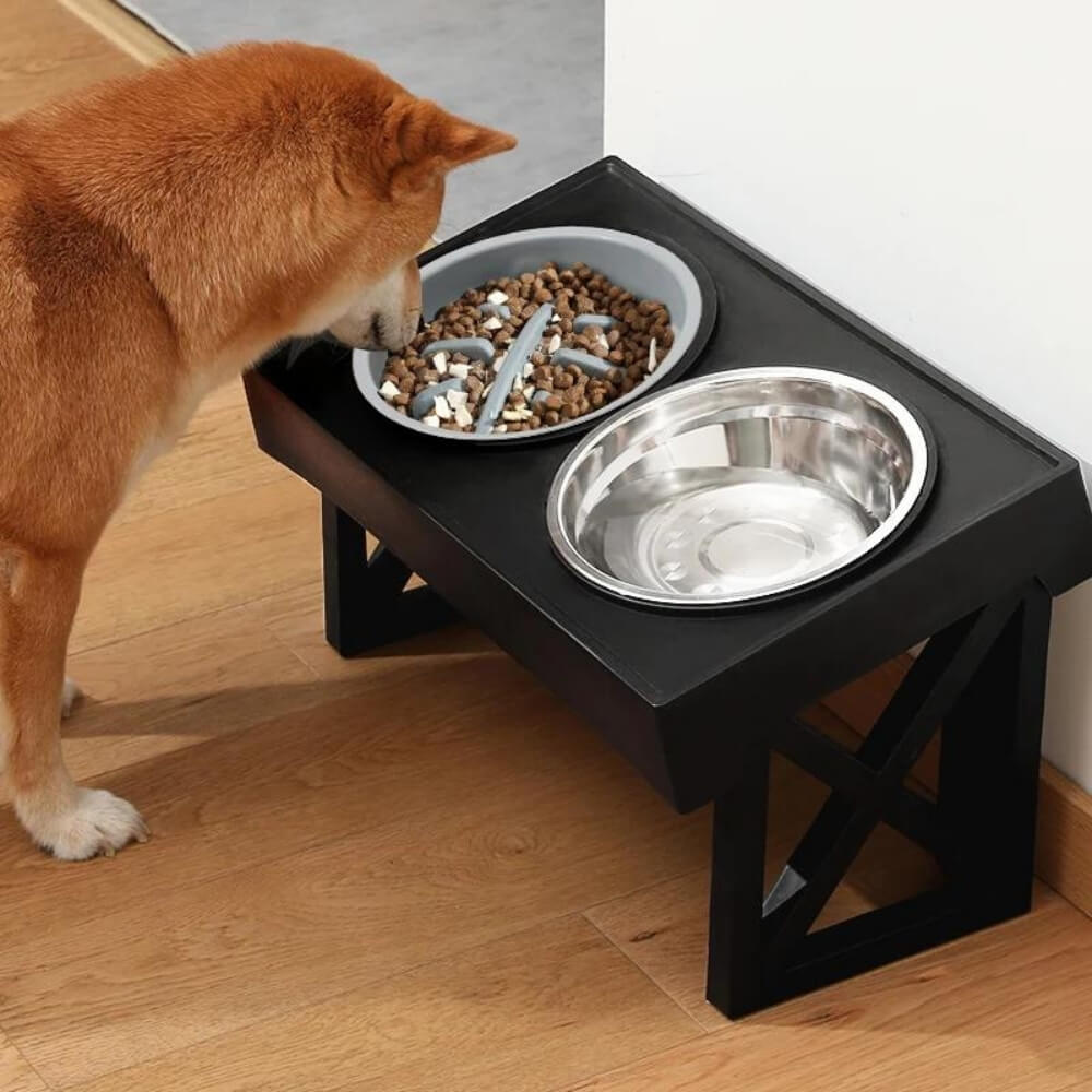 PupLift Hevet Hundeforsyning – Ergonomisk & Sakte Spising for Sunne Måltider | Luvikno