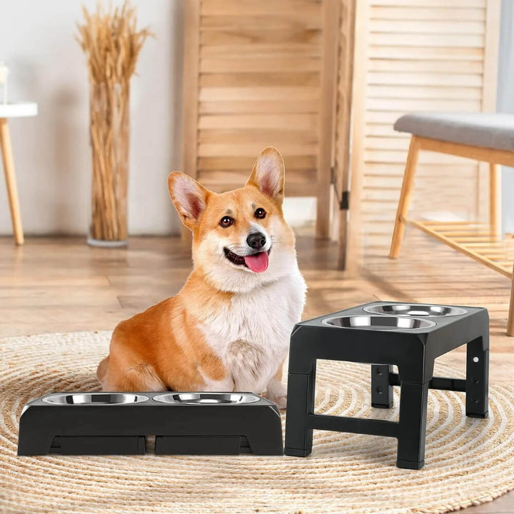 PupLift Hevet Hundeskål – Ergonomisk & Langsom Fôring for Sunne Måltider | Luvikno