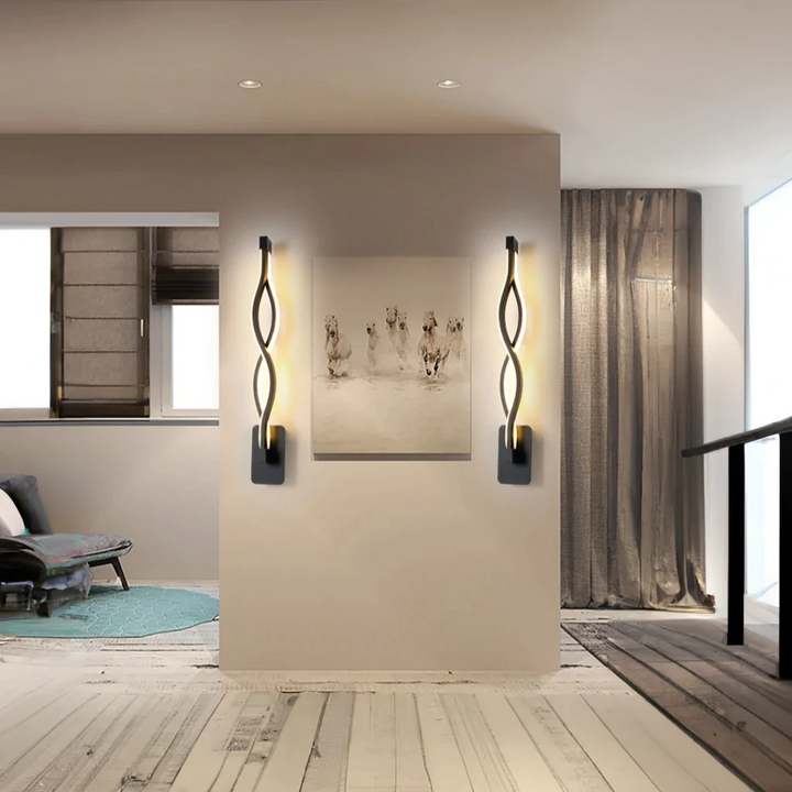 ÉclatHarmonieux – Elegant Vegglampe for en Avslappende Atmosfære Luvikno