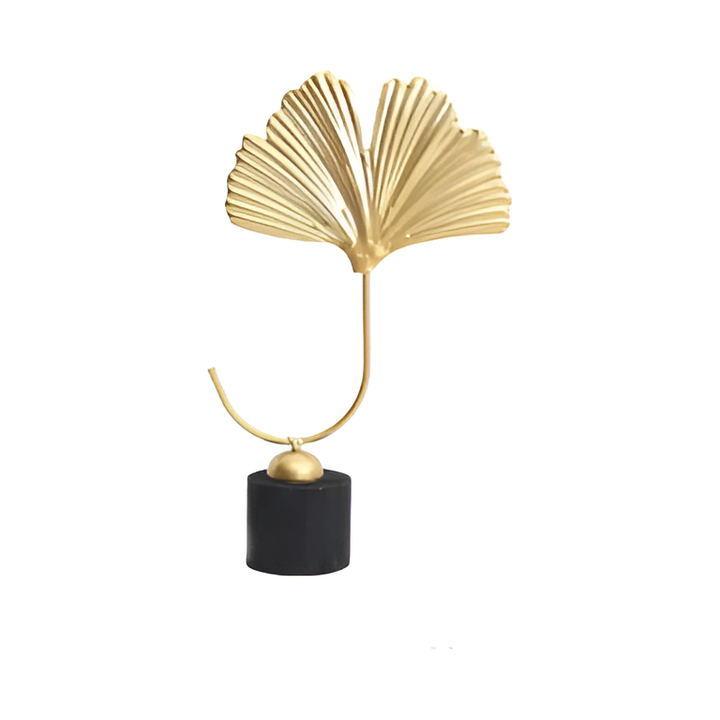 Minimalistisk Ginkgo-blad Skulptur for Elegant Naturlig Sjarm Luvikno