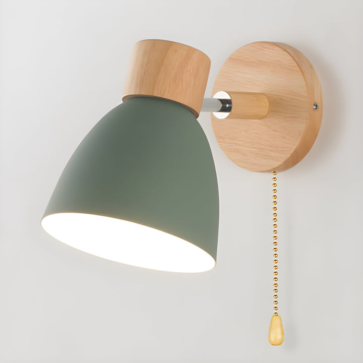 Luvikno | Tre Norsk Vegglampe med Bryter for Soverommet