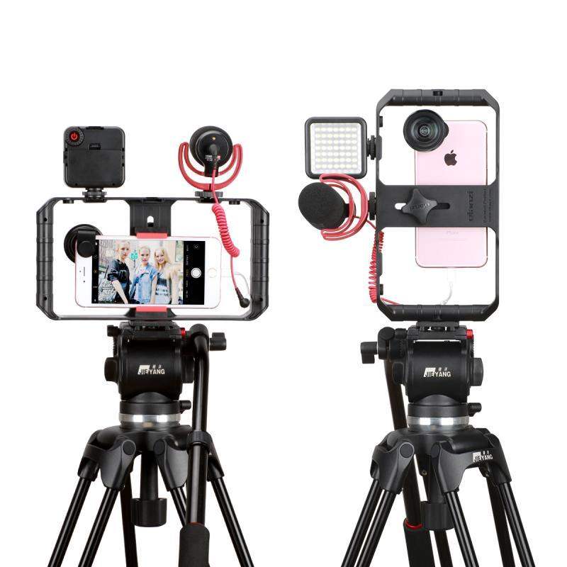 VideoGrip Smartphone Stabilizer – Profesjonell Film Bur med Kaldt Skofeste | Luvikno