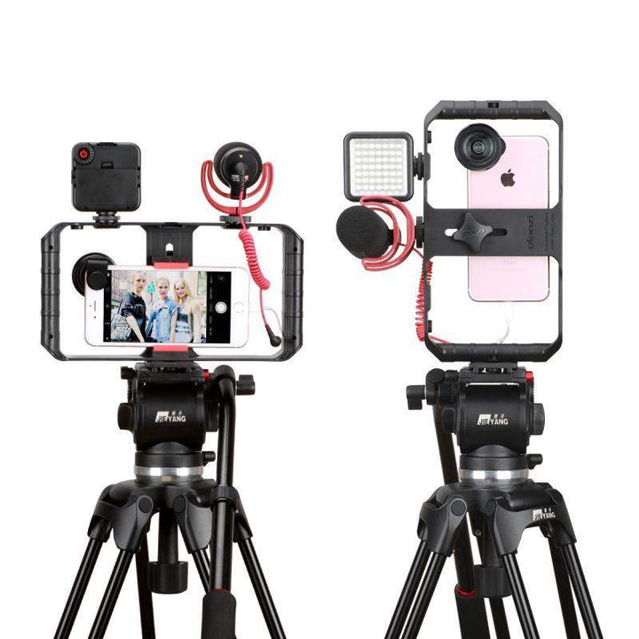 VideoGrip Smartphone Stabilizer – Profesjonell Film Bur med Kaldt Skofeste | Luvikno