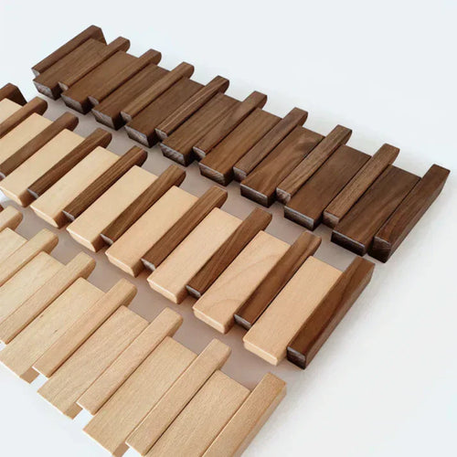 HarmonyCoat Piano Wood Kleshenger – Dekorative Kroker for Gang og Stue | Luvikno