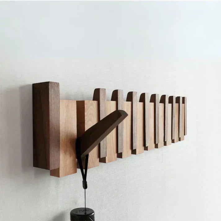 HarmonyCoat Piano Wood Kleshenger – Dekorative Kroker for Gang og Stue | Luvikno