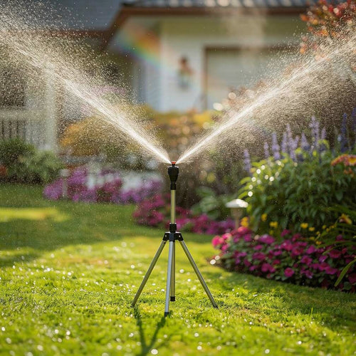 AquaStraal Hagevanning Med Stativ 360 Grader | Luvikno