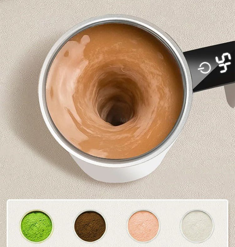 Luvikno | Kaffe kopp med selv-røring og temperaturdisplay