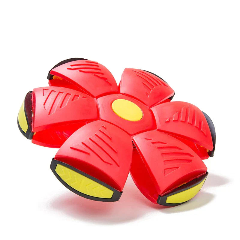 Hundelek Interaktiv Gummiflygende Disk Ball Luvikno