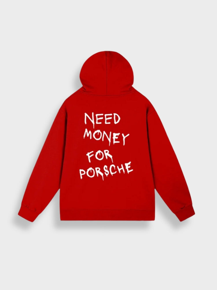 Luvik | Tarvitsen rahaa Porsche huppari Unisex