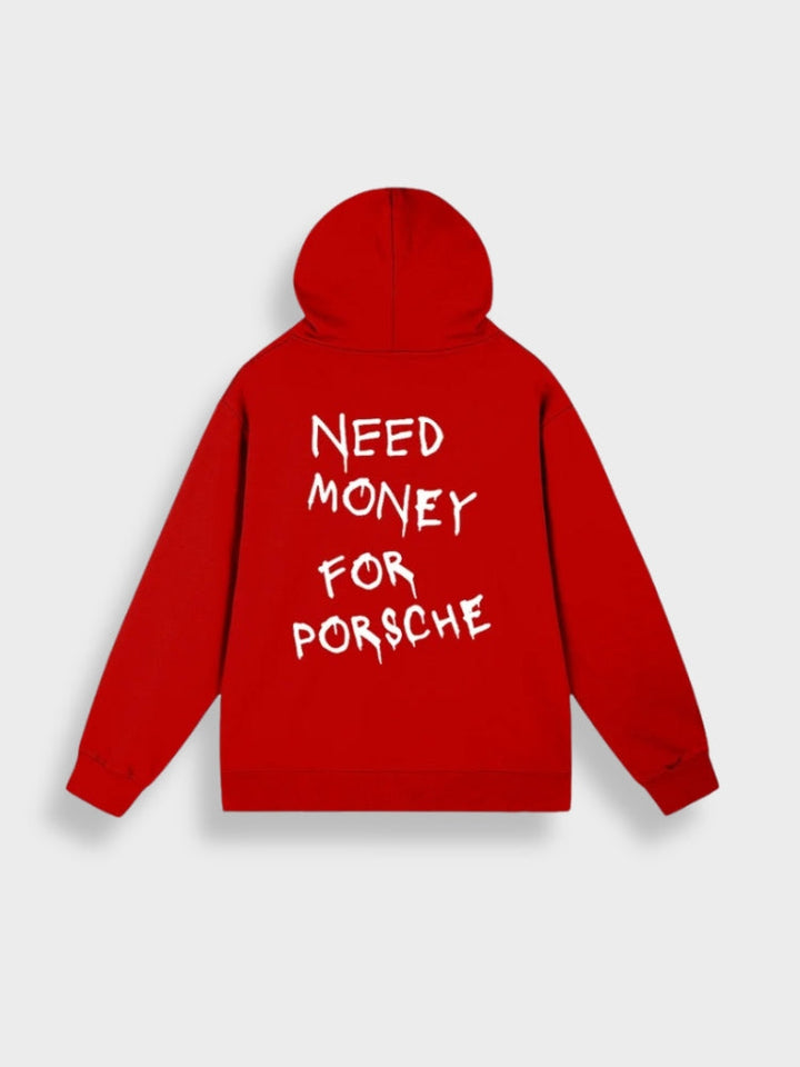 Luvik | Tarvitsen rahaa Porsche huppari Unisex