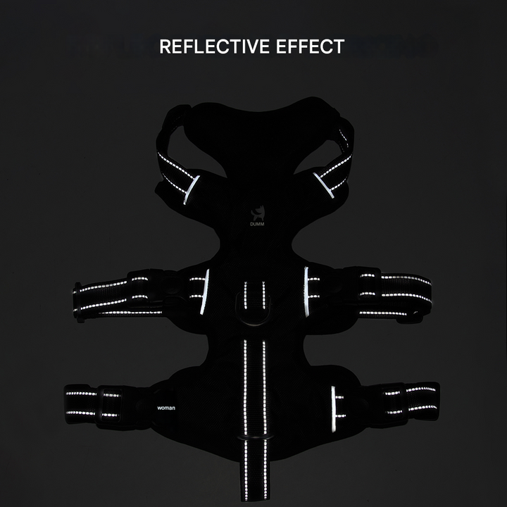 Refleksjon Anti-Trekke Hundesele - GripGuard Luvikno