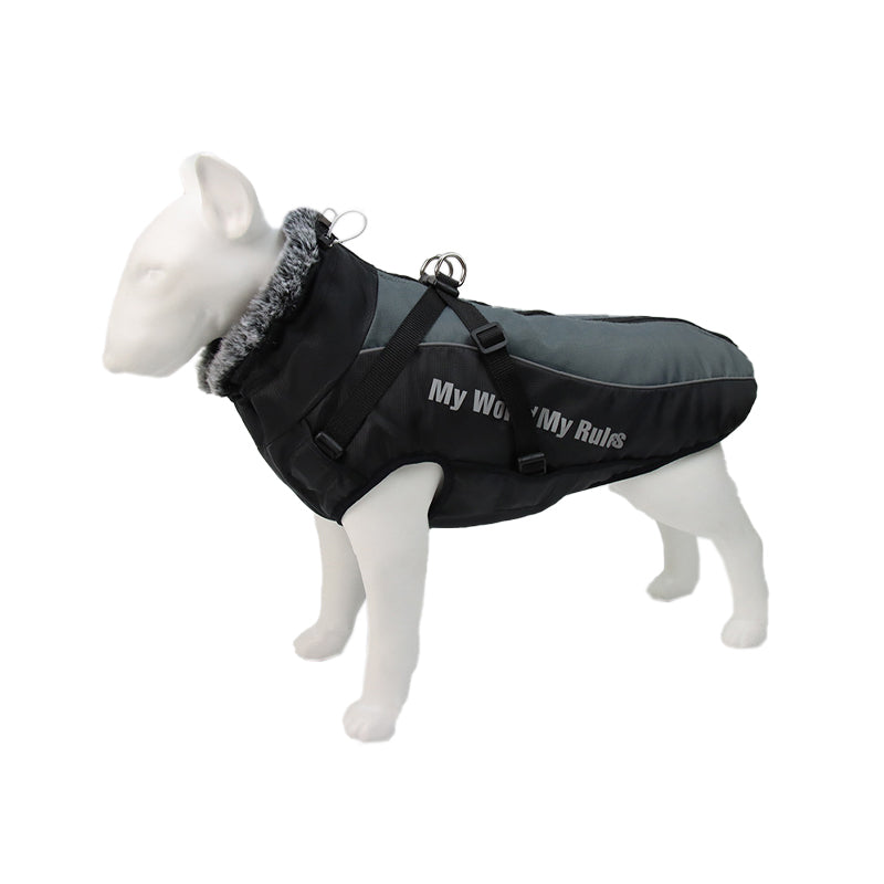 Reflekterende hundejakke med sele - GlowPaw™ Luvikno