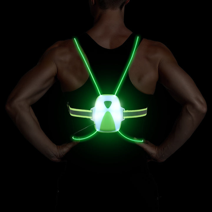 Luvikno | ReflectSafe LED Sikkerhetsvest for Løping