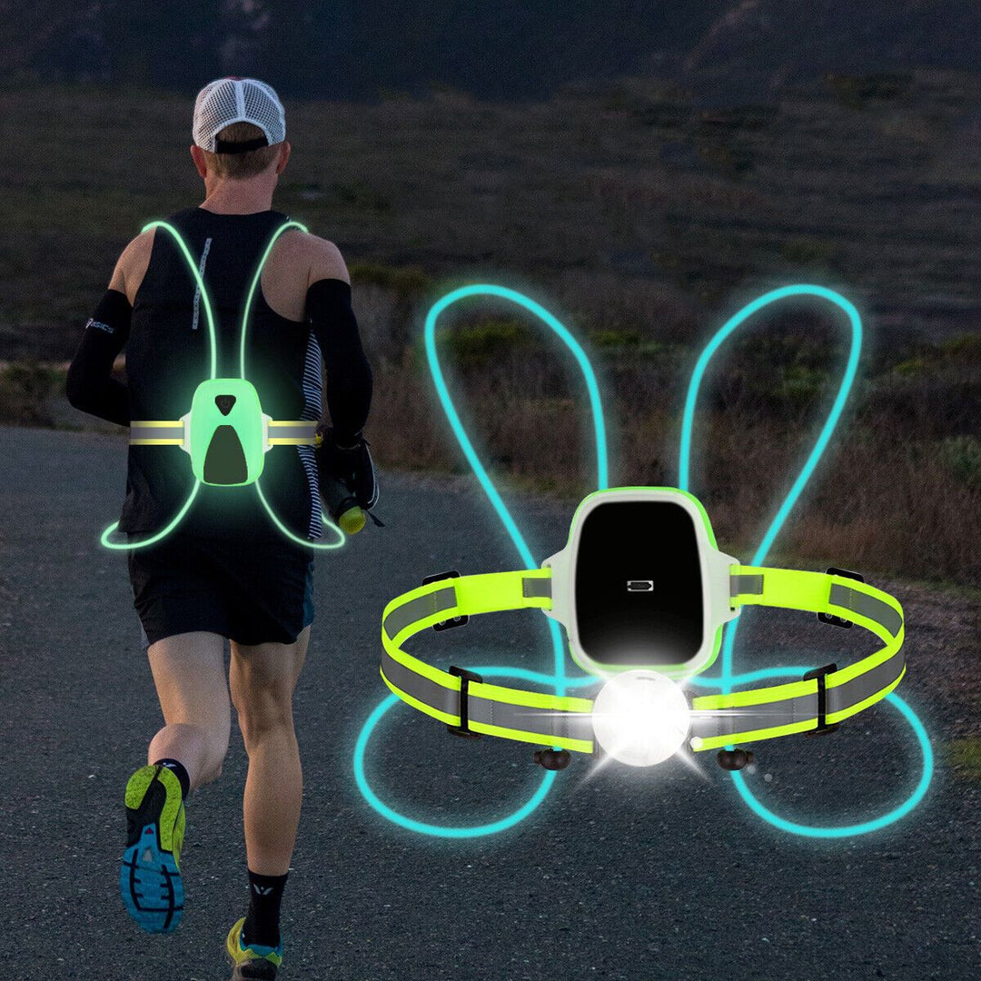 Luvikno | ReflectSafe LED Sikkerhetsvest for Løping
