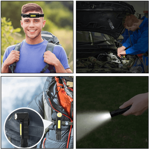 Oppladbar magnetisk justerbar campinglykta | Luvikno