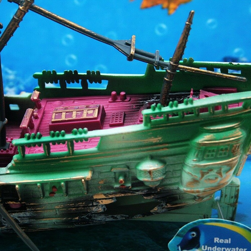 Large Shipwreck Aquarium Decoration | Luvikno