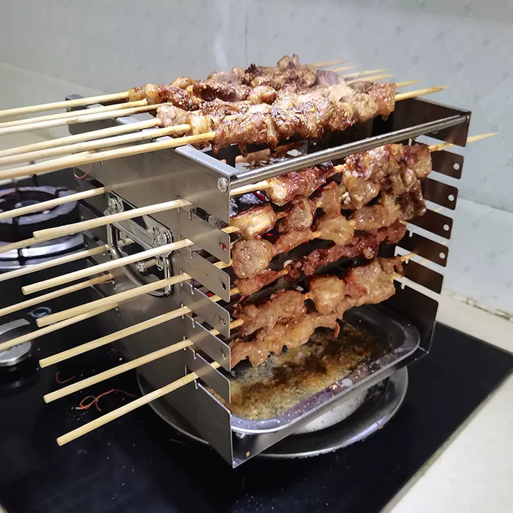 Mini Røykfri Bærbar Kebab Maker | Luvikno