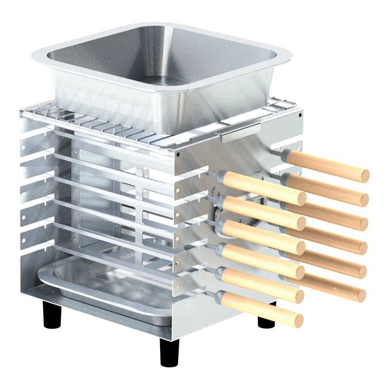 Mini Røykfri Bærbar Kebab Maker | Luvikno