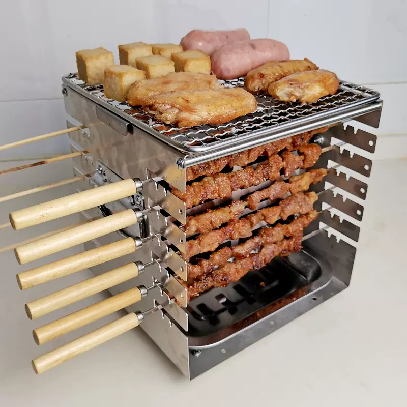 Mini Røykfri Bærbar Kebab Maker | Luvikno