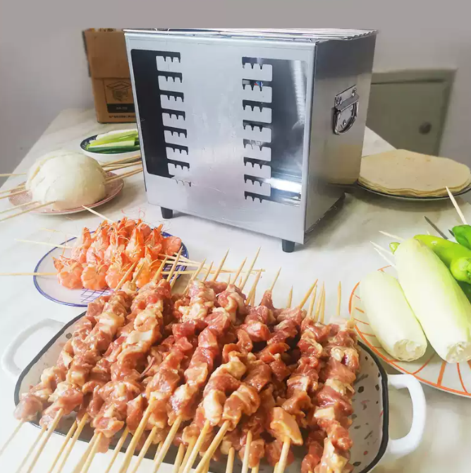 Mini Røykfri Bærbar Kebab Maker | Luvikno