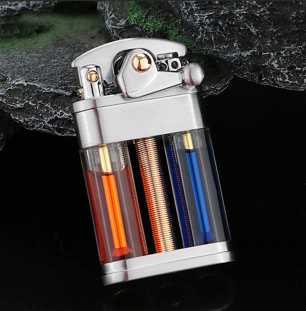 Elegant Retro Slim Metal Lighter | Luvikno