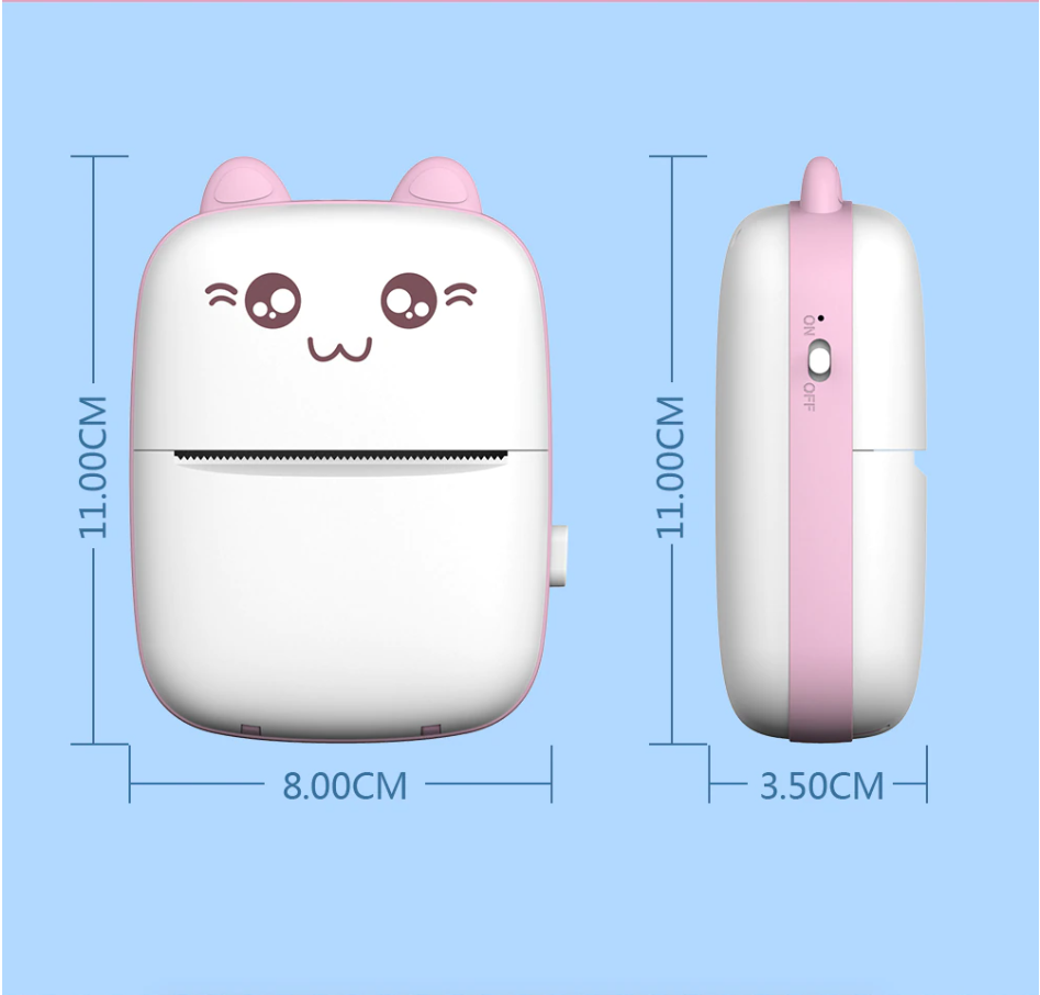 Mini Cat Termisk Luviknouetooth Etikettprinter | Luvikno