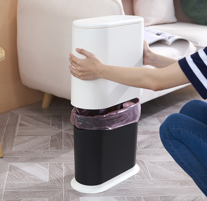 Waste Wise Dobbel Compartment Søppelbøtte | Luvikno