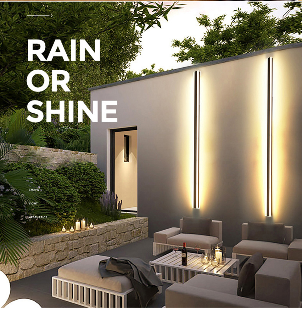 Lang Strip LED Elegant Vegglampe | Luvikno