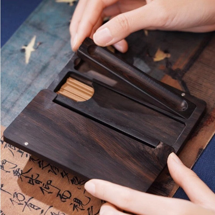 Mystic PortaLuviknoe Wood Incense Box | Luvikno