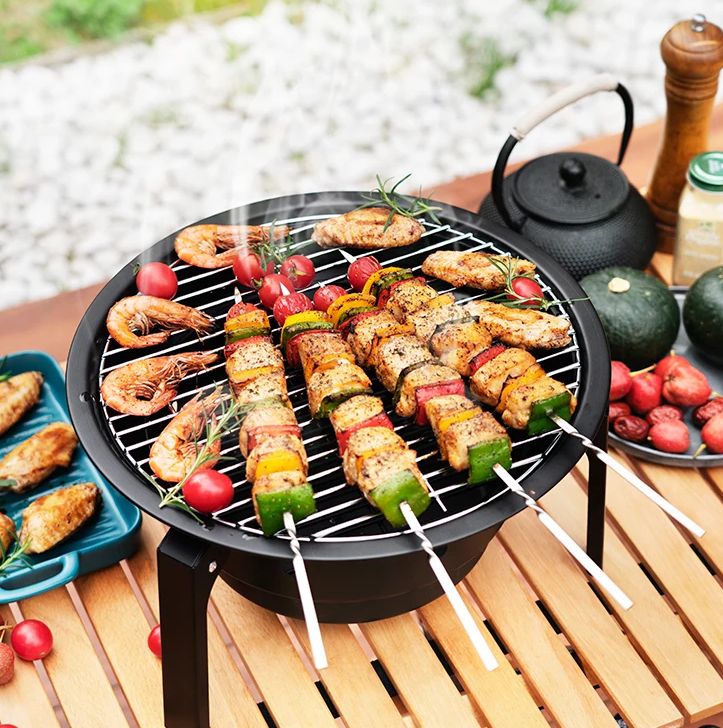 Bærbar Non-Stick Elite Adventure Campinggrill | Luvikno